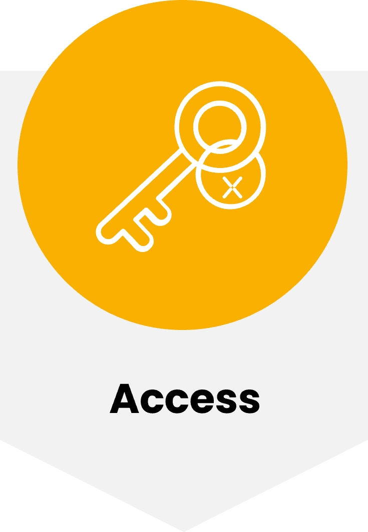 Access icon for homepage