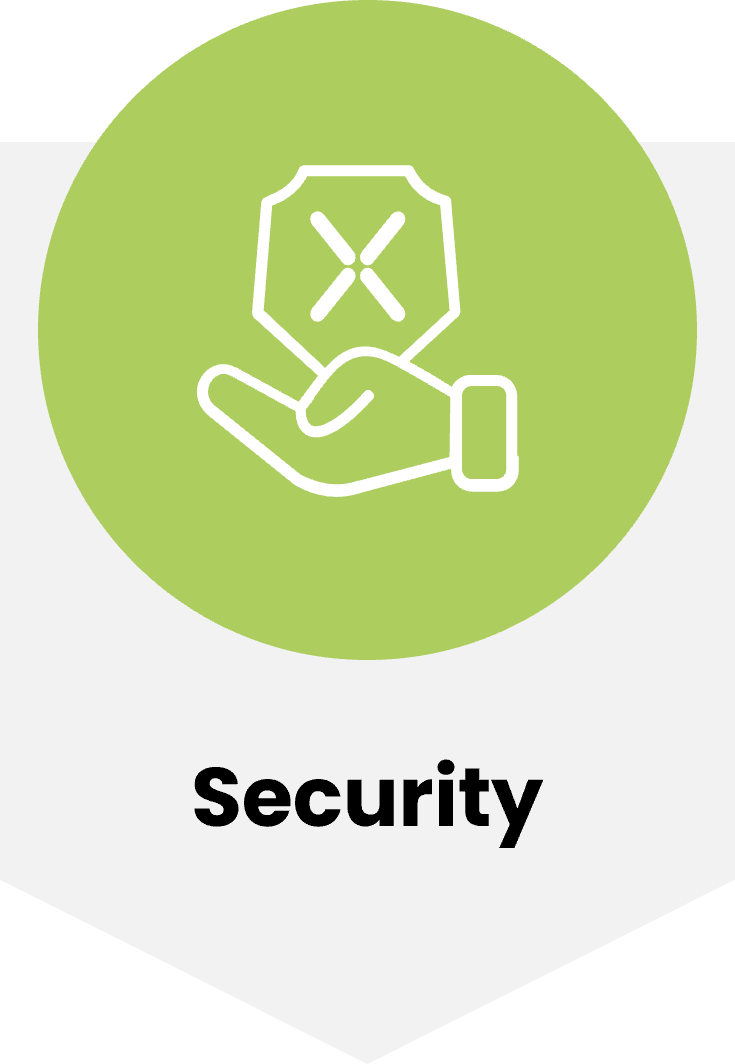 Security icon for homepage